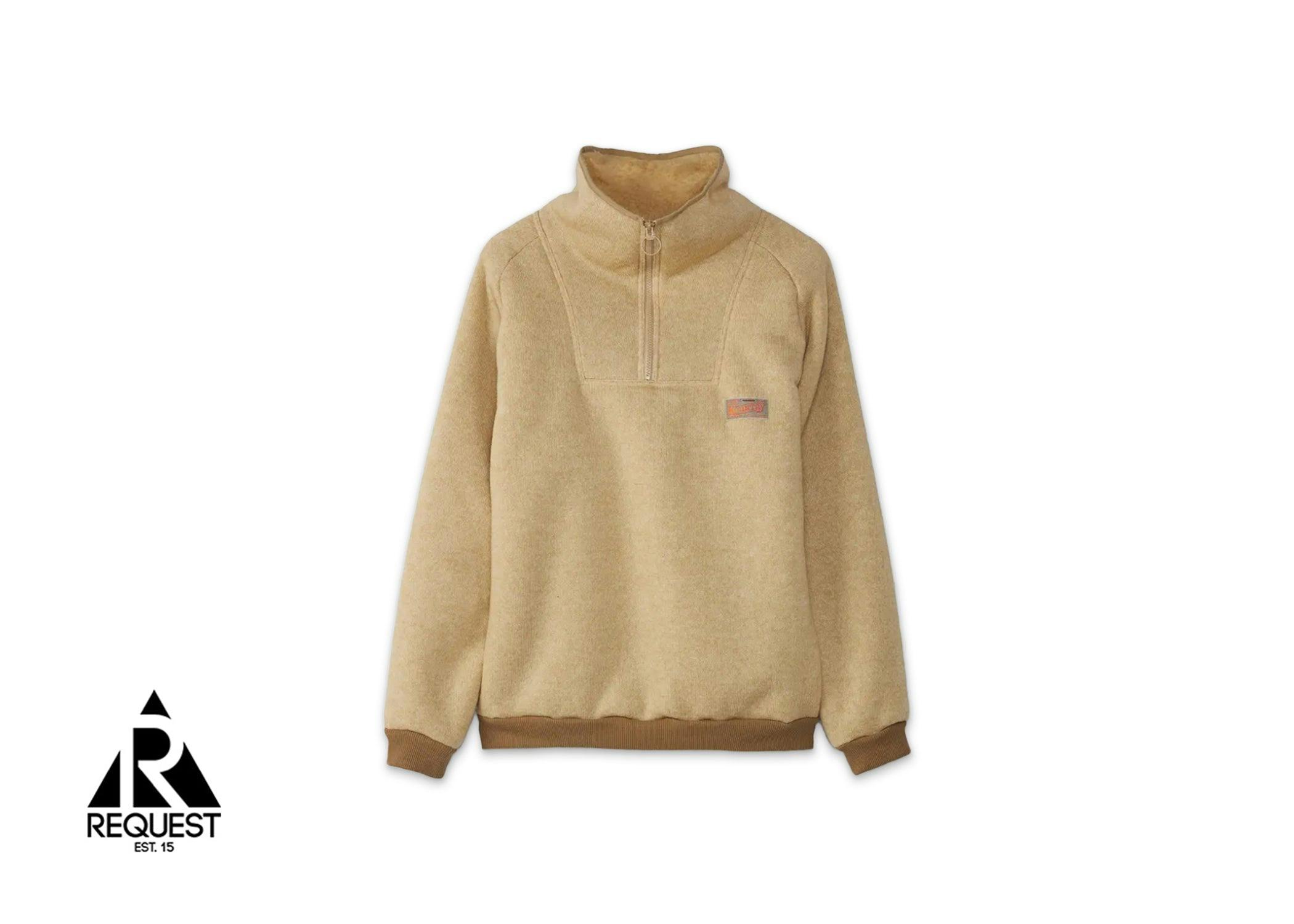 Kapital BOA Alpine Quarter Zip Fleece "Beige"