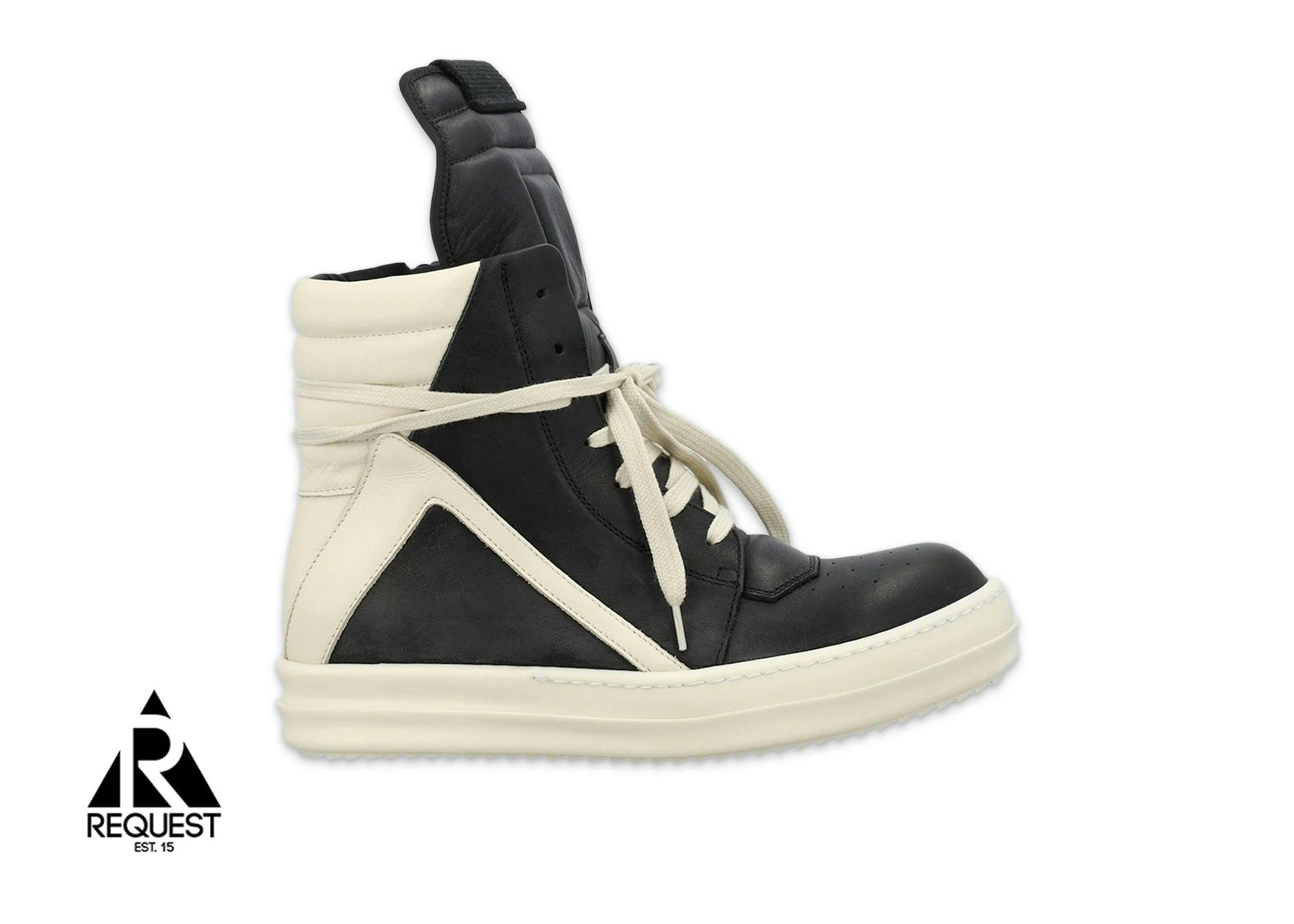 Rick Owens Lido Geobasket "Black Milk" (W)