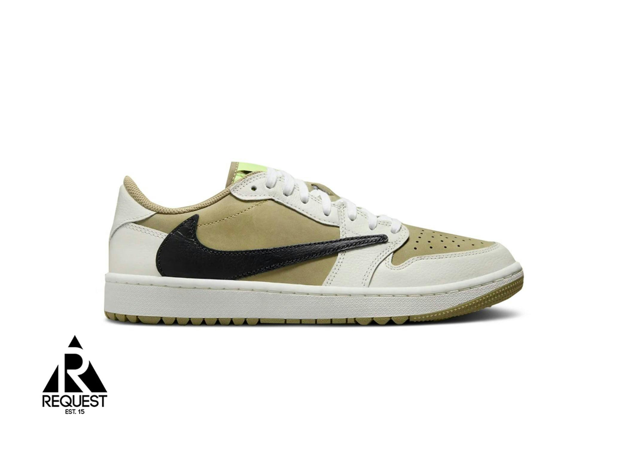 Air Jordan 1 Retro Low Golf “Travis Scott Neutral Olive"