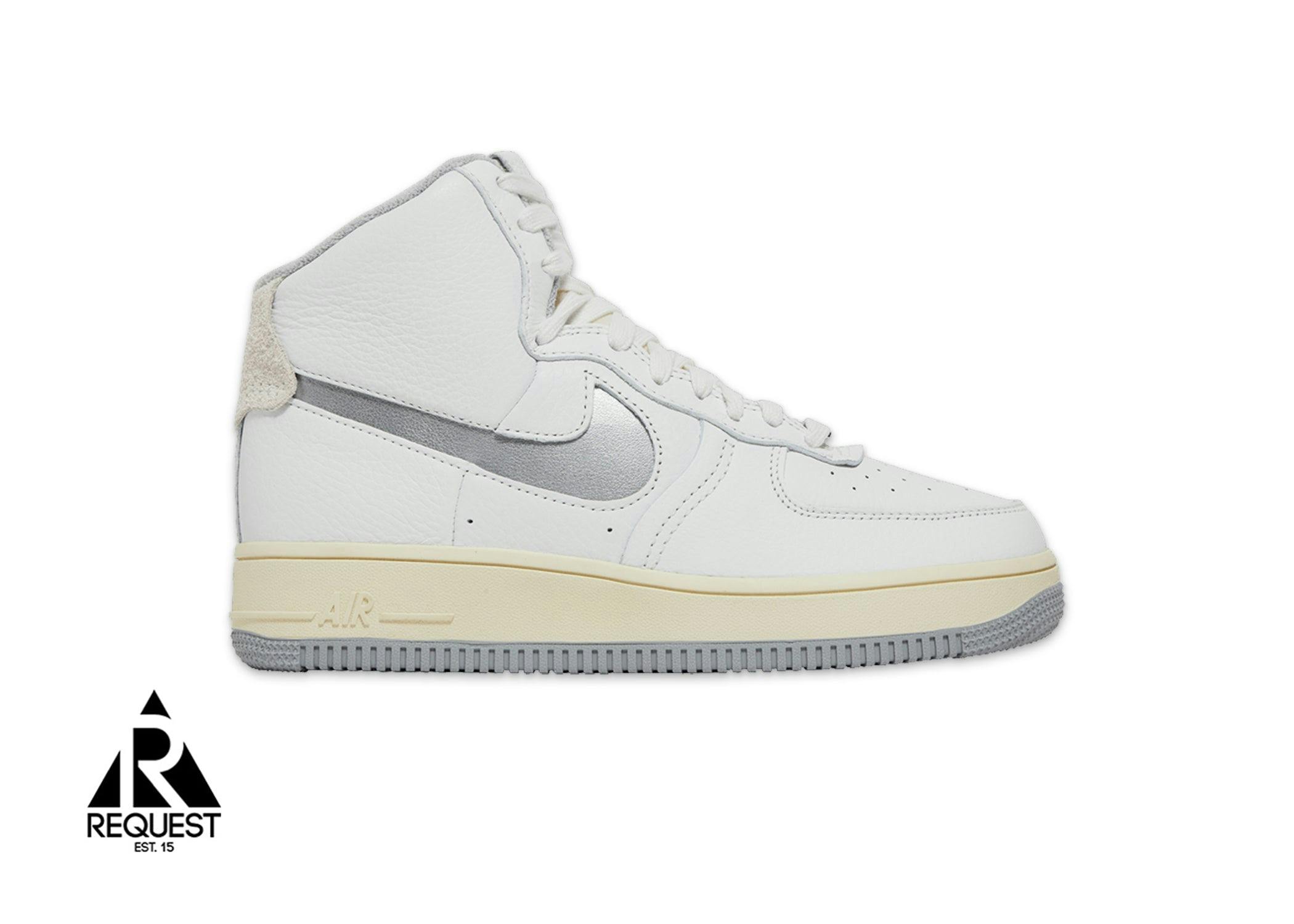 Nike Air Force 1 High Sculpt "White Silver" (W)