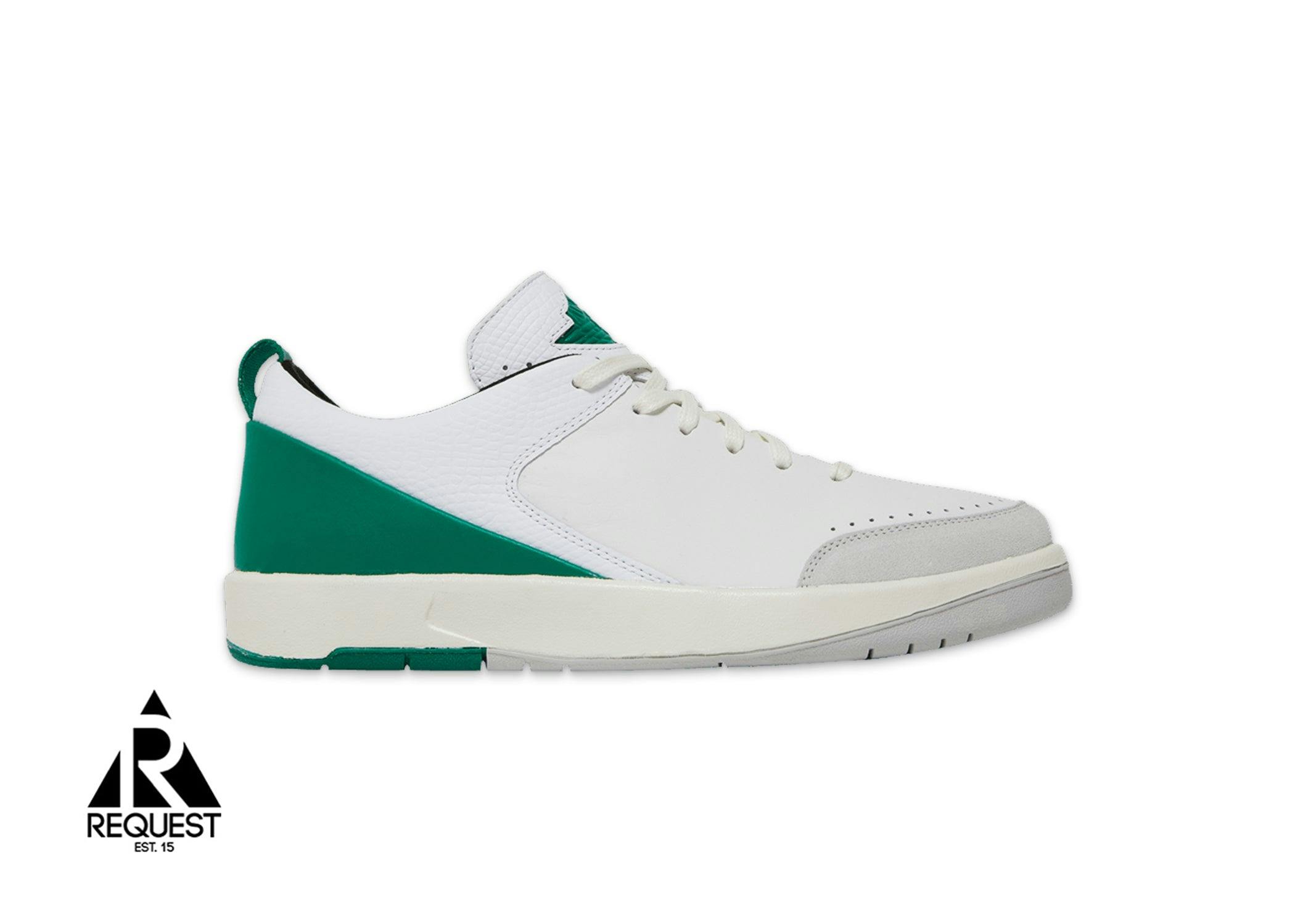 Request, Air Jordan 2 Retro Low "Nina Chanel Abney White Malachite" (W)