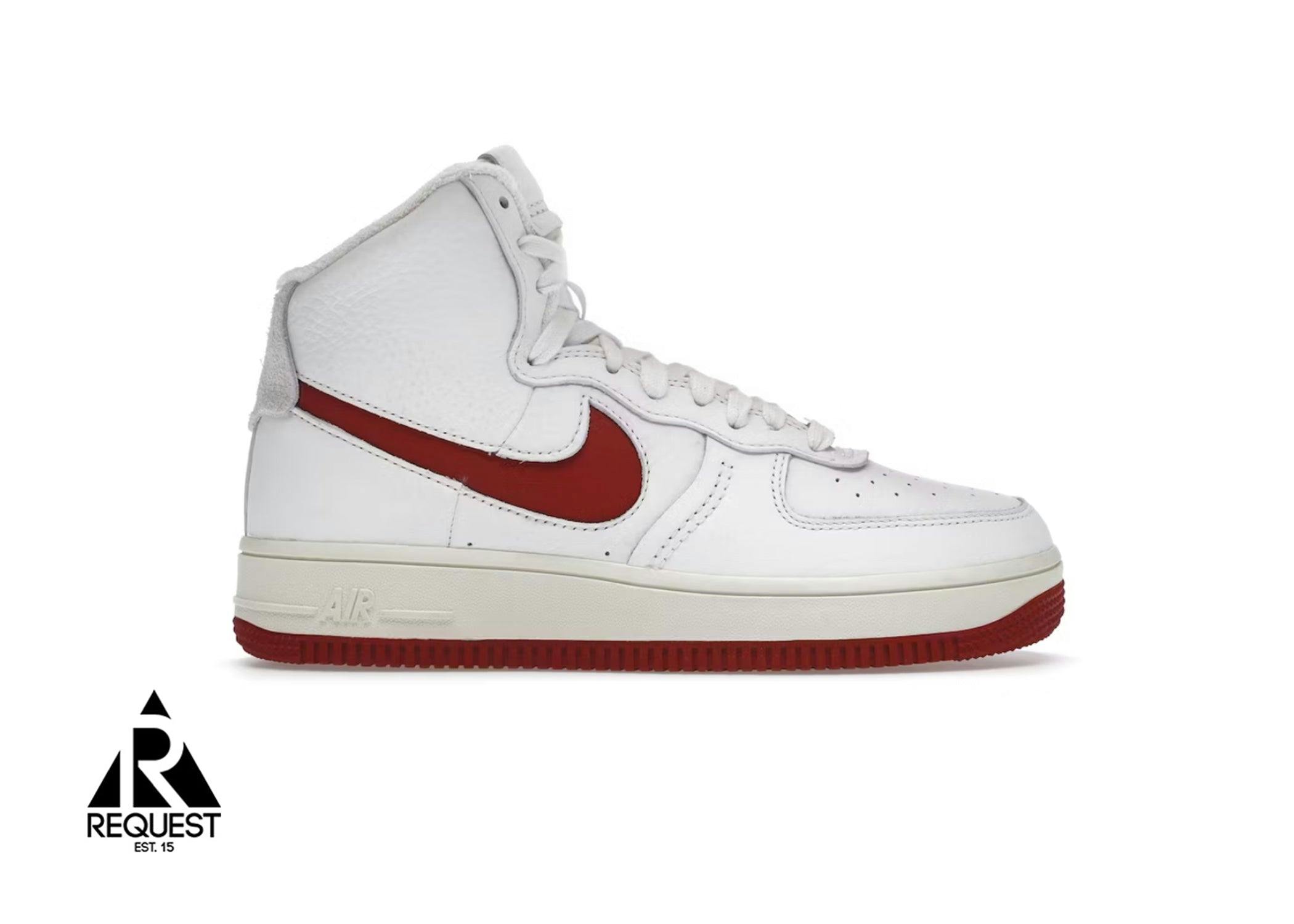 Nike Air Force 1 High Sculpt "Summit White Gym Red" (W)