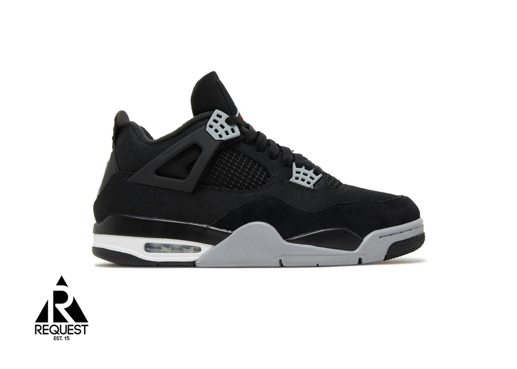 Air Jordan 4 Retro "Black Canvas"