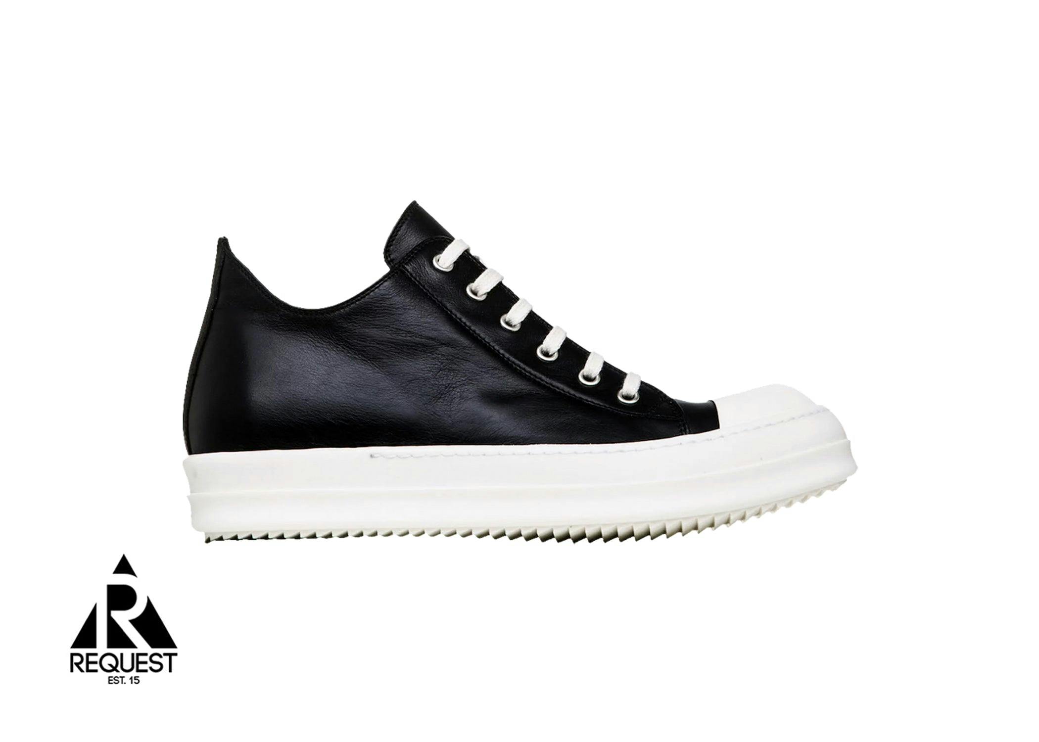 Rick Owens Low Ramones "Black Leather"